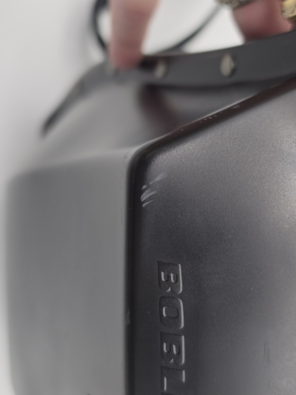 Minimalist Black Scarabee Backpack with Silver Hardware - Picture 11 of 11